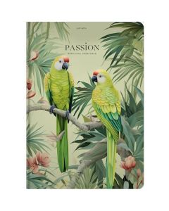 Zápisník "Live with Passion", A4, čtverečkovaný, 80 listů, SHKOLYARYK A4-IC-080-7033K