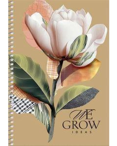 Spirálový sešit "We Grow", mix motivů, čistý, A5, 96 listů, SHKOLYARYK A5-SC-096-6148