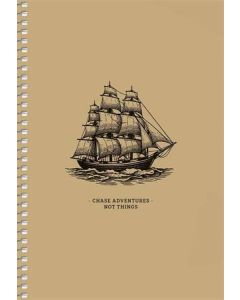 Spirálový sešit "Sailor", mix motivů, čistý, A5, 96 listů, SHKOLYARYK A5-SC-096-6149