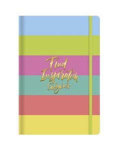 Zápisník "find Inspirations", A5, linkovaný / čtverečkovaný / čistý, 96 listů, SHKOLYARYK A5-IC-096-