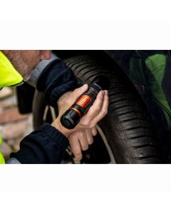 LED svítící baterka, 6xAA, hliník, černá, funkce zoom, 3 druhy svícení,IPX4