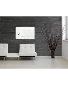 Magnetická skleněná tabule "Artverum®", bílá, 100 x 65 x 1,5 cm, SIGEL GL141