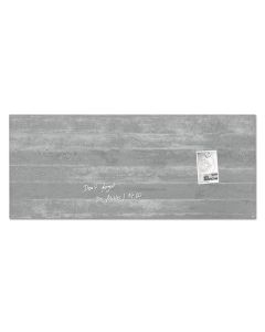 Magnetická skleněná tabule "Artverum®", textura betonu, 130 x 55 x 1,8 cm, SIGEL GL248