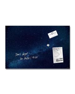 Magnetická skleněná tabule "Artverum®", galaxie, 60 x 40 x 1,5 cm, SIGEL GL283