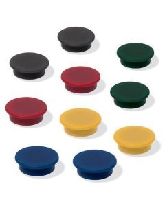 Magnety, 5 barvy, 25 mm, 10 ks, SIGEL