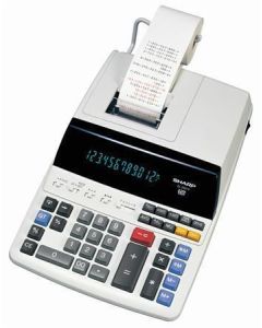 Kalkulačka "EL-2607V", s tiskem, 12 číslic, 2 barvy tisku, SHARP EL2607LG