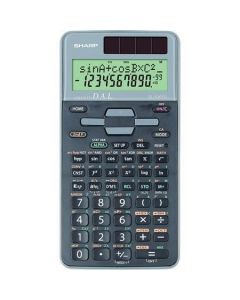 Kalkulačka vědecká "EL-520TGGY", černá/šedá, 400 funkcí, SHARP SH-EL520TGGY