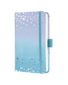 Diář "Jolie", Butterfly Confetti Sky, A6, týdenní, 2027, tvrdé desky, SIGEL 7J346