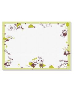 Desk mat, A3, for children, SIGEL "Little Heroes"