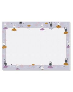 Desk mat, A3, for children, SIGEL "Bunny Ballerina"