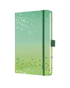 Exkluzivní zápisník "Jolie", Butterfly Confetti, A5, linkovaný, 87 listů, tvrdé desky, SIGEL JN347