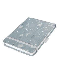 Poznámkový blok "Jolie", Cosmic Fantasy Grey, 110 x 79 mm, tečkovaný, 79 listů, SIGEL JN348