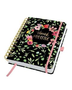 Diář "Jolie", Flower Love, A5, týdenní, nedatováno, tvrdé desky, SIGEL JP200