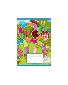 Školní sešit "511",  pomocné linky, A5, 10 listů
