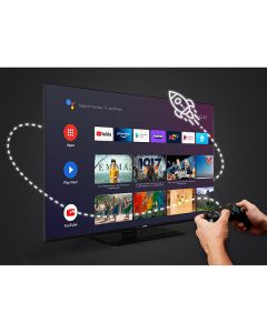Televize Orava, LT-ANDR32 C01, 32", Full HD 1920x1080, 50/60 Hz, černá, Android TV