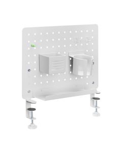 Powerton ERGO PEGBOARD Kancelářský organizér upínací na stůl, šedý