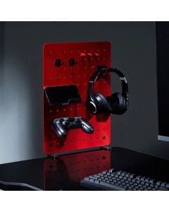 Powerton ERGO PEGBOARD Herní organizér upínací na stůl, červený