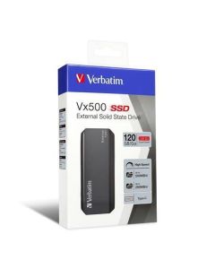 SSD (extérní paměť) "Vx500", šedá, 120 GB, USB 3.1, VERBATIM
