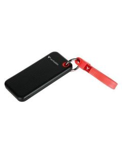 Externí disk "Pocket SSD", černá/červená, 1 TB, USB 3.2 Gen2, VERBATIM 32192