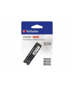 Interní paměť SSD "Vi3000“, 1TB, PCIe NVMe M2, 3300/1300 MB/s, VERBATIM 49375