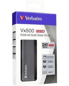 SSD (extérní paměť) "Vx500", šedá, 240 GB, USB 3.1, VERBATIM