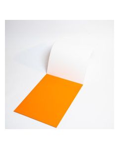 Popisovatelné fólie elektrostatické Symbioflipcharts 500x700 mm oranžové