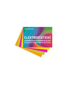 Poznámkové bločky elektrostatické Symbionotes 70x100 mm MIX 4 barev
