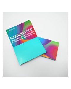 Poznámkové bločky elektrostatické Symbionotes 70x100 mm tyrkysové