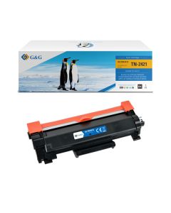 G&G kompatibilní toner s Brother TN2421, NT-PB2421C, black, 3000str.