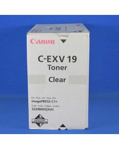 Canon originální toner C-EXV19 BK, 3229B002, clear, 31500str.
