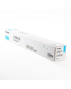 Canon originální toner C-EXV52 C, 0999C002, cyan, 66500str.