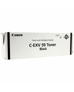 Canon originální toner C-EXV59 BK, 3760C002_P, black, 30000str., bez čipu