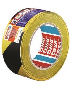 Značkovací páska na podlahy "Professional Premium 4169", černá/žlutá, 50 mm x 33 m, TESA 04169-00063