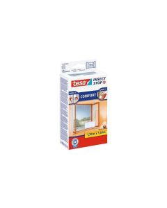 Síť proti hmyzu "Comfort", bílá, 1,3 x 1,3 m, do oken, na suchý zip, TESA 55396-00020-00