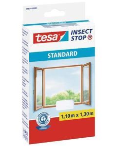 Síť proti hmyzu "55671", do oken, bílá, 1,1 x 1,3 m, na suchý zip, TESA