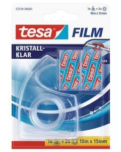 Odvíječ "57319", 2 ks lepící pásky 15mm x 10 m, TESA