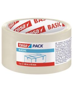 Balicí páska "tesapack Basic", transparentní, 45 mm x 40 m, TESA 585740000000