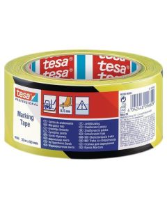 Značkovací páska na podlahy "Professional 60760", černá/žlutá, 50 mm x 33 m, TESA