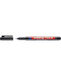 Permanentní popisovač "140 S", černá, OHP, 0,3mm, EDDING
