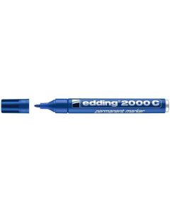 Permanentní popisovač "2000", modrá, 1,5-3mm, kuželový hrot, EDDING