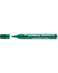 Permanentní popisovač "2000", zelená, 1,5-3mm, kuželový hrot, EDDING