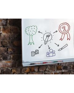 Popisovač na bílou tabuli a flipchart "250", černá, 1-3mm, kuželový hrot, EDDING