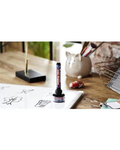 Popisovač na bílou tabuli a flipchart "360", černá, 1,5-3mm, kuželový hrot, EDDING