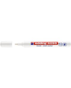 Křídový popisovač "4095", bílá, 2-3 mm, kuželový hrot, tekutý, EDDING 4-4095049