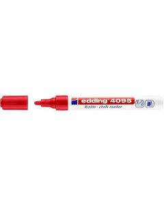 Křídový popisovač "4095", červená, 2-3 mm, kuželový hrot, tekutý, EDDING 4-4095002