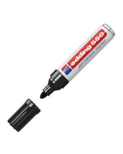 Permanentní popisovač "550", černá, 3-4 mm, kuželový hrot, EDDING 4-550001