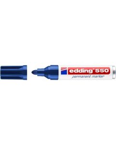 Permanentní popisovač "550", modrá, 3-4 mm, kuželový hrot, EDDING 4-550003