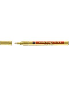 Lakový popisovač "751", zlatá, 1-2mm, EDDING