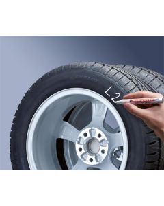Popisovač pneumatik "8050", bílá, 2-4 mm, kuželový hrot, EDDING