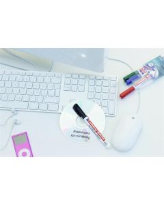 Permanentní popisovač na CD/DVD "8400", modrá, 0,5-1mm, EDDING